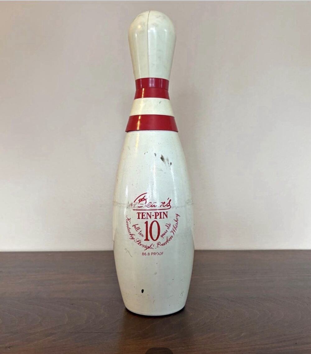 Jim Beam Ten Pin Decanter EMPTY